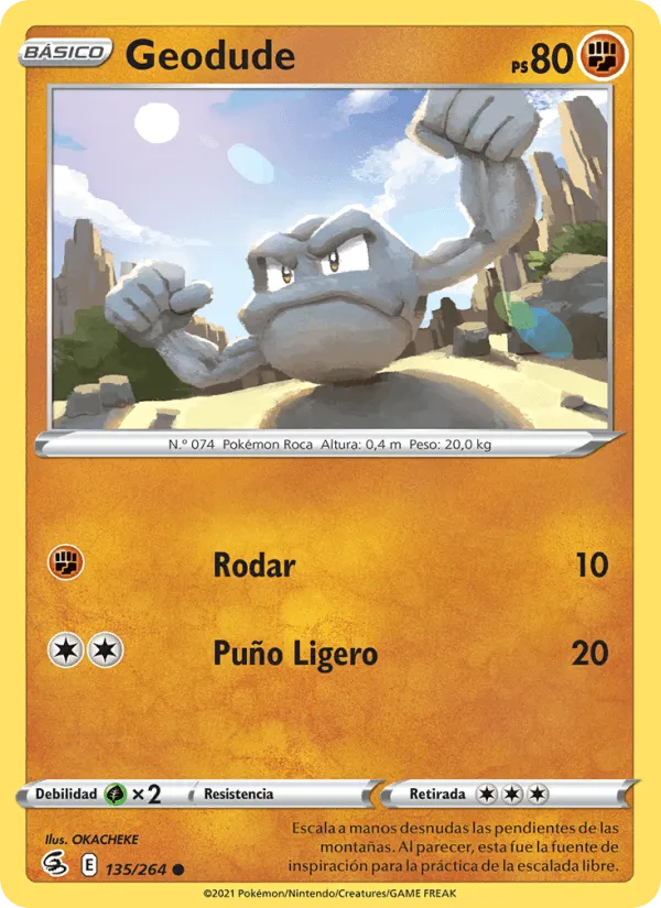 Geodude · Golpe Fusión 135/264