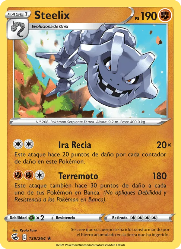 Steelix · Golpe Fusión 139/264