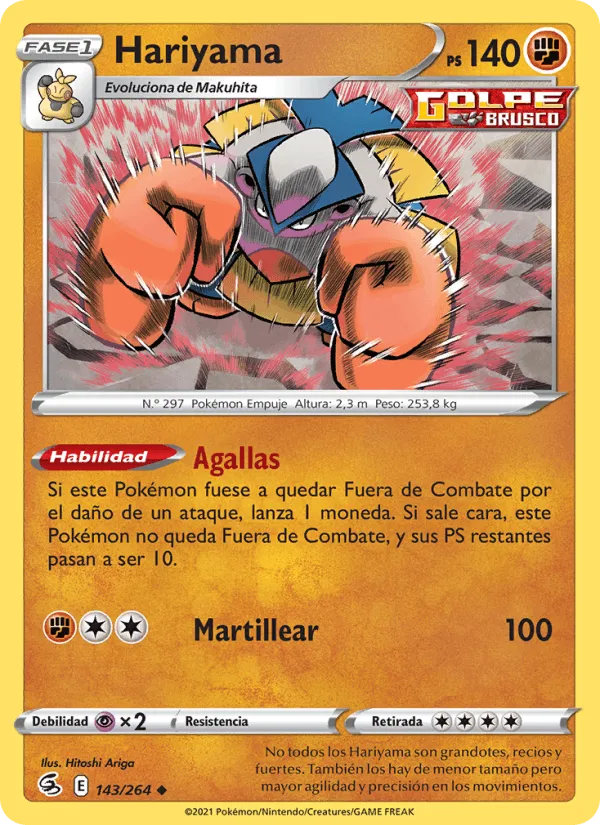 Hariyama · Golpe Fusión 143/264