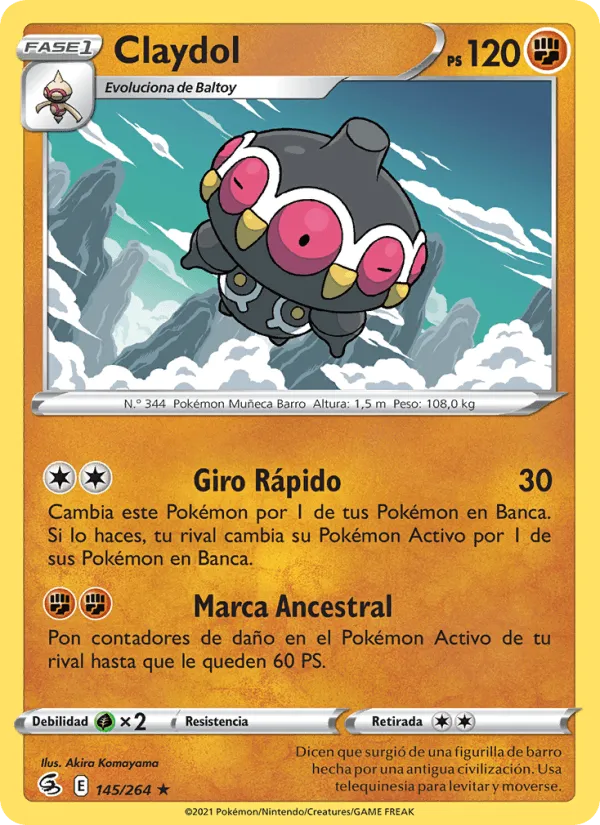 Claydol · Golpe Fusión 145/264