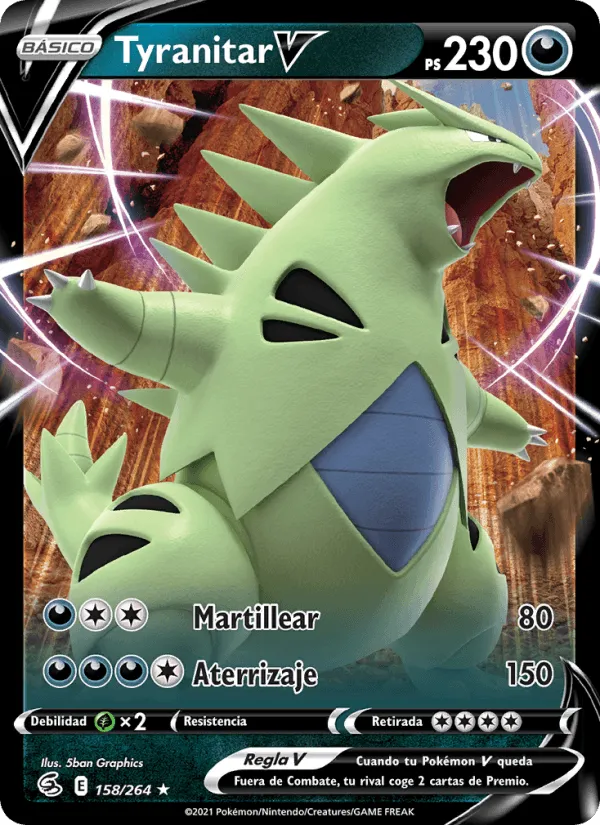 Tyranitar V · Golpe Fusión 158/264