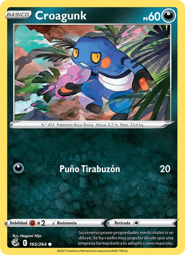 Croagunk · Golpe Fusión 165/264