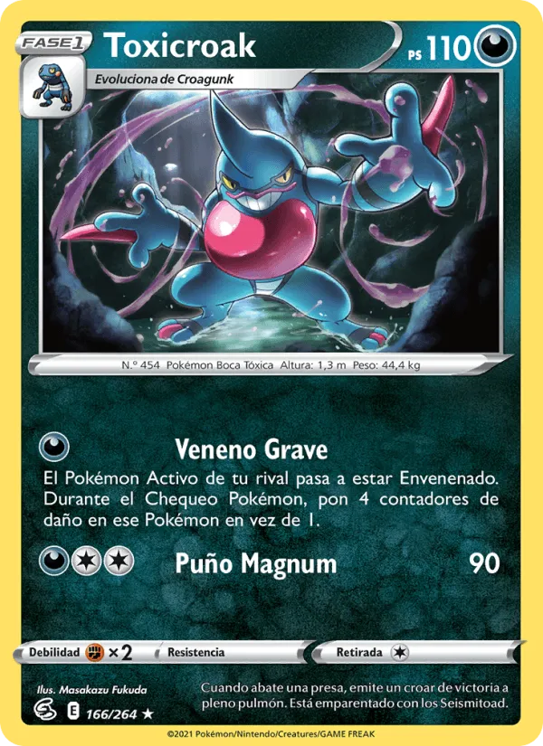 Toxicroak · Golpe Fusión 166/264