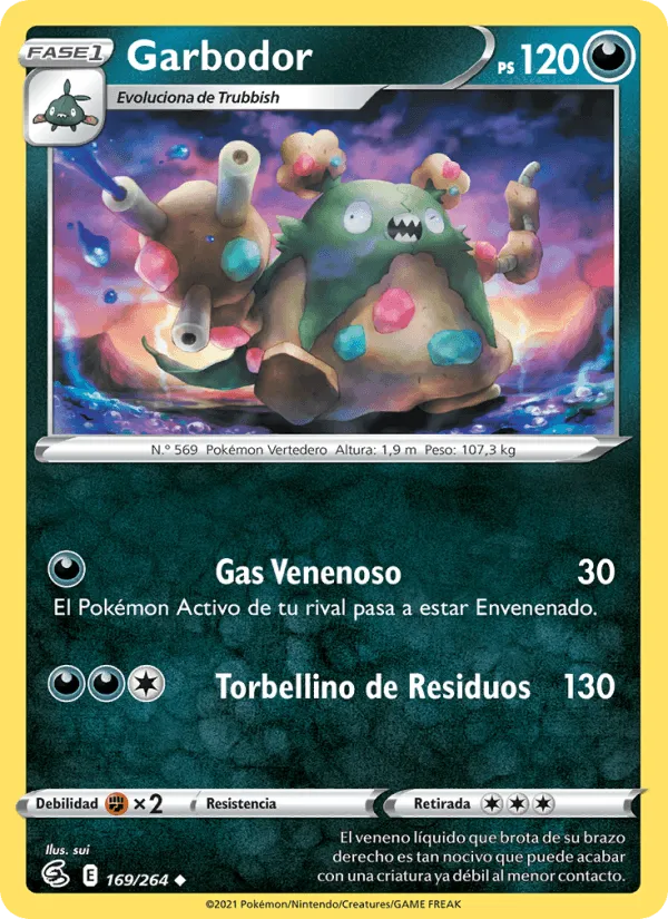 Garbodor · Golpe Fusión 169/264