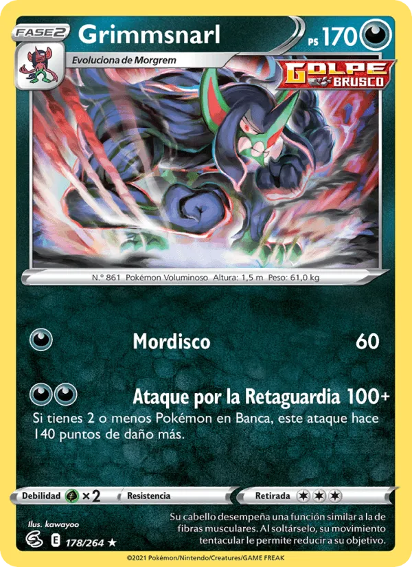 Grimmsnarl · Golpe Fusión 178/264