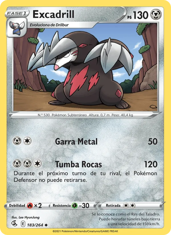 Excadrill · Golpe Fusión 183/264