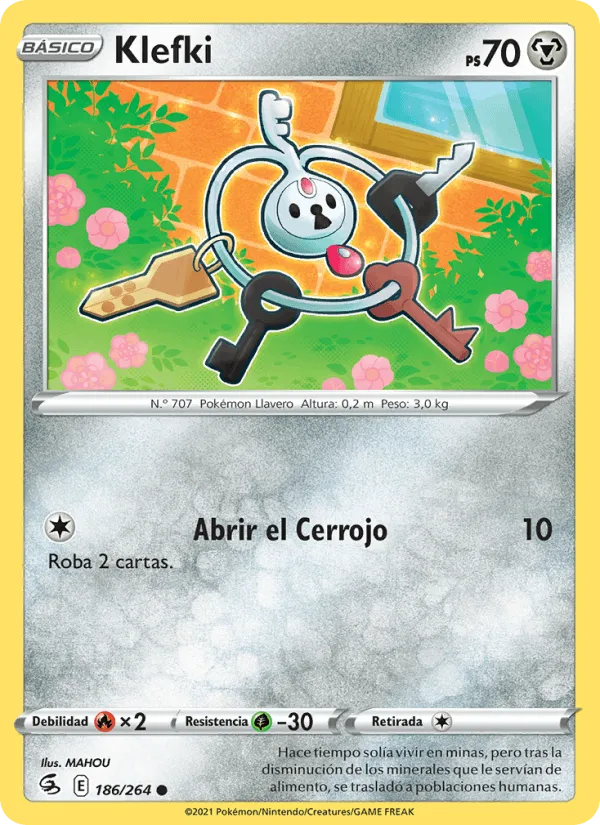 Klefki · Golpe Fusión 186/264