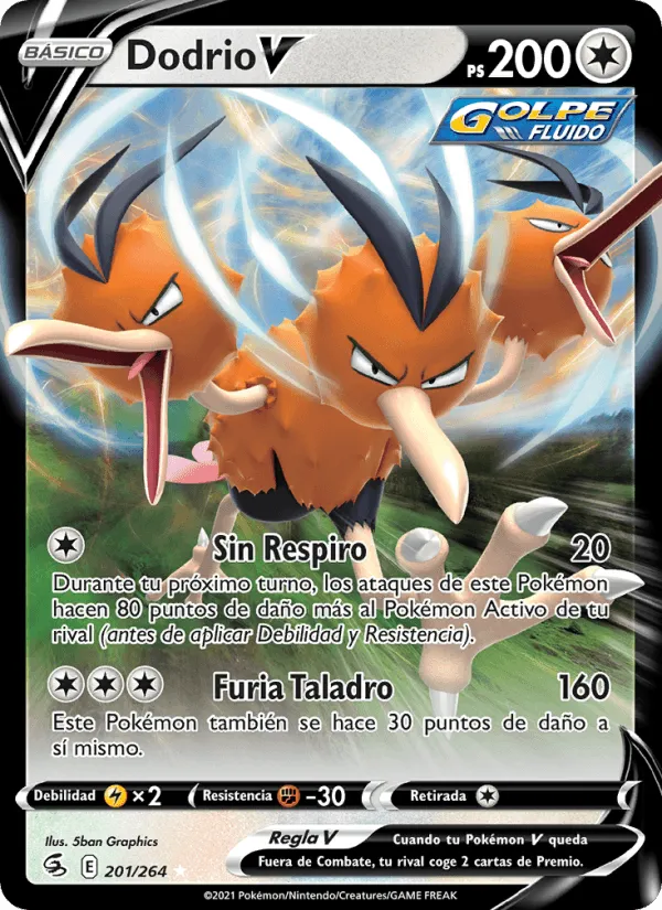 Dodrio V · Golpe Fusión 201/264