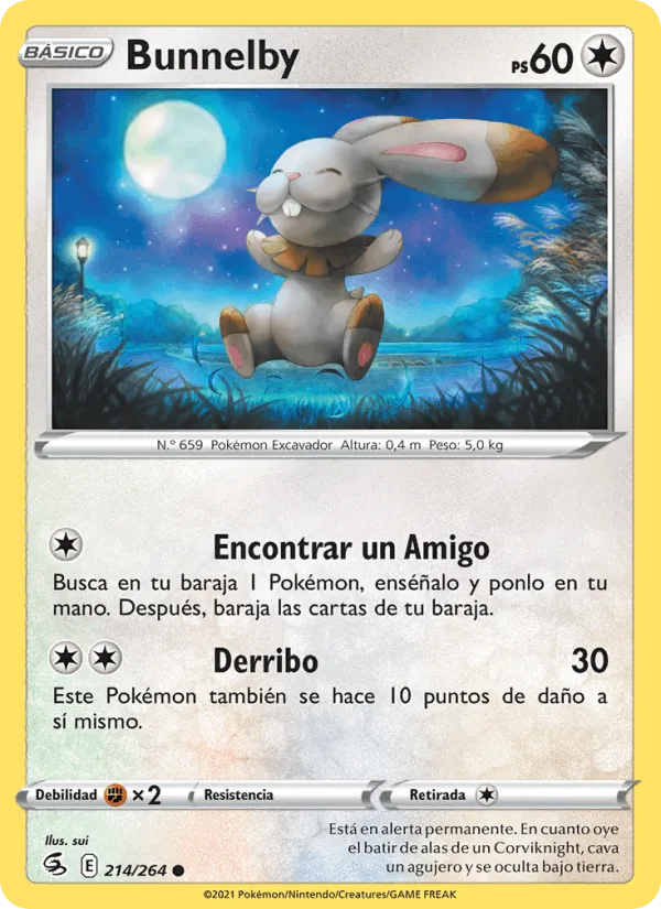 Bunnelby · Golpe Fusión 214/264