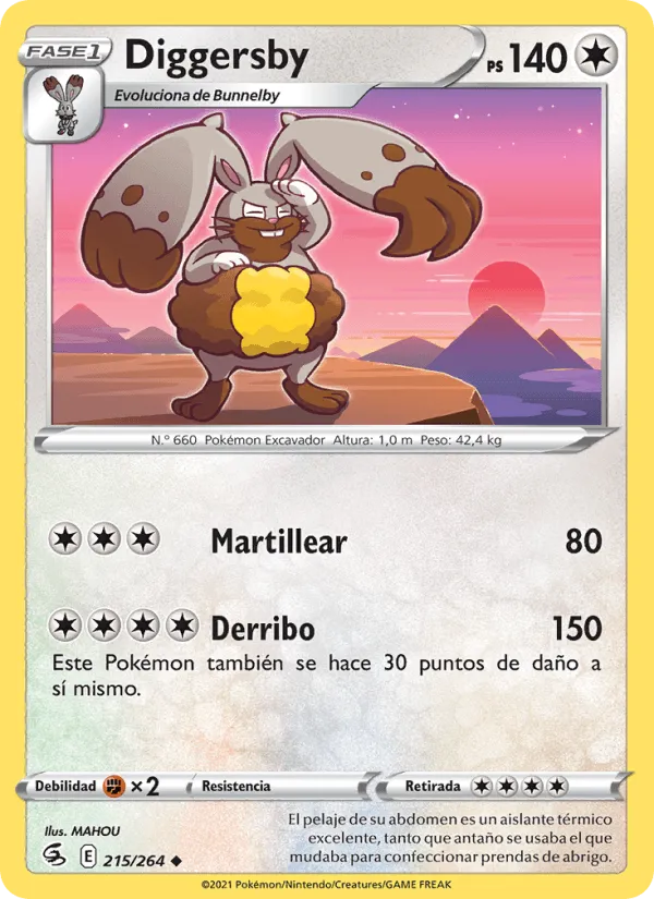 Diggersby · Golpe Fusión 215/264