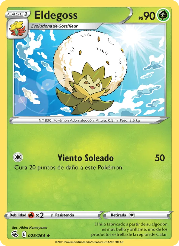Eldegoss · Golpe Fusión 25/264