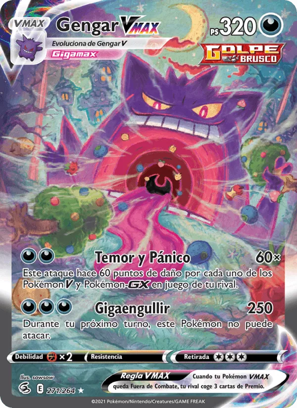 Gengar VMAX · Golpe Fusión 271/264
