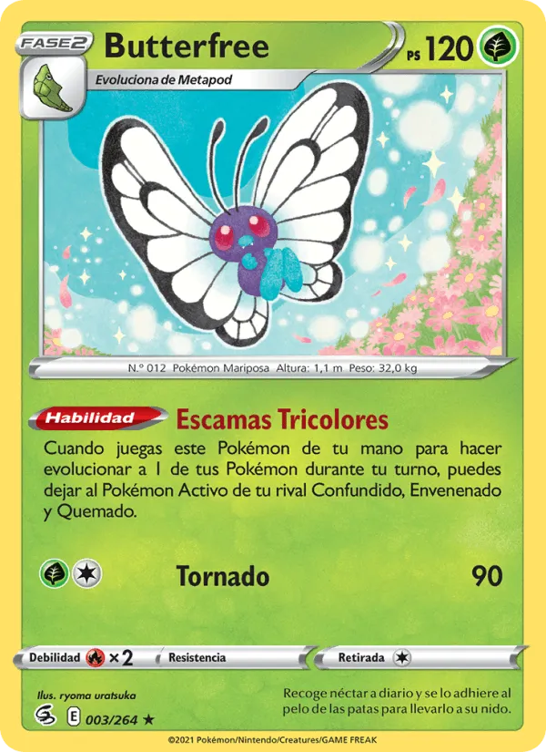 Butterfree · Golpe Fusión 3/264