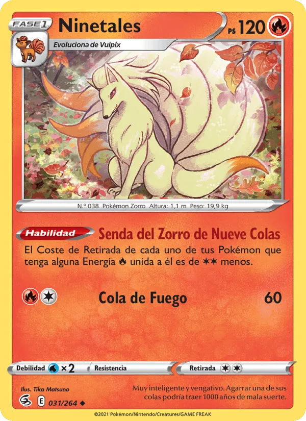 Ninetales · Golpe Fusión 31/264