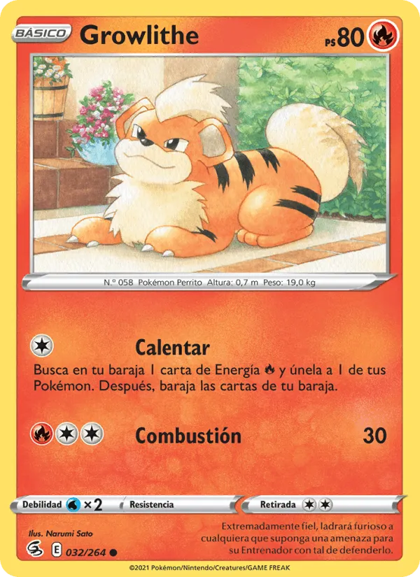 Growlithe · Golpe Fusión 32/264