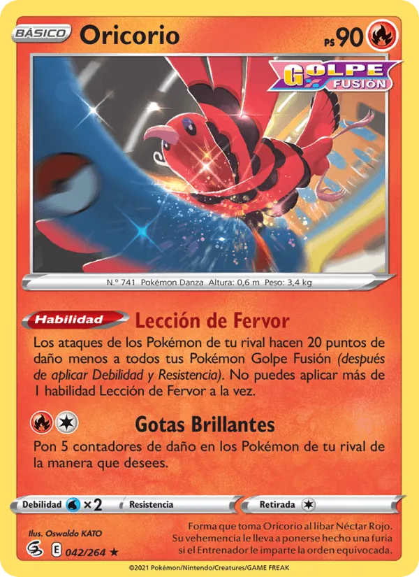 Oricorio · Golpe Fusión 42/264