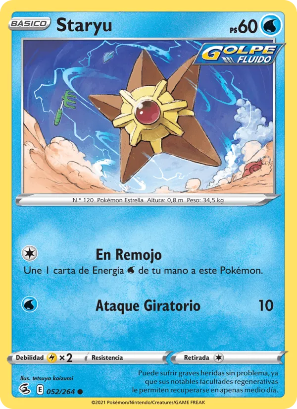 Staryu · Golpe Fusión 52/264