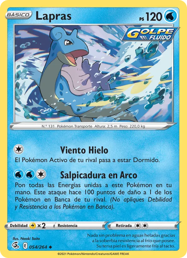 Lapras · Golpe Fusión 54/264