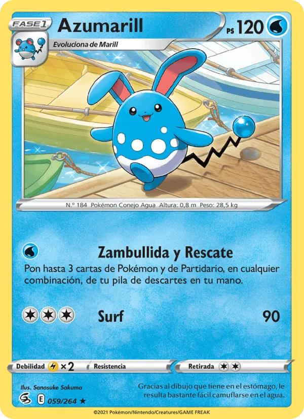 Azumarill · Golpe Fusión 59/264