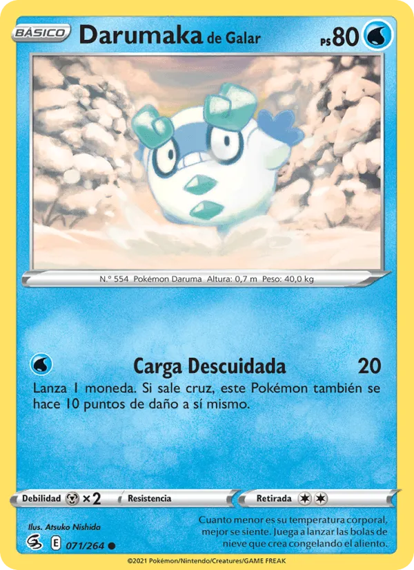 Darumaka de Galar · Golpe Fusión 71/264