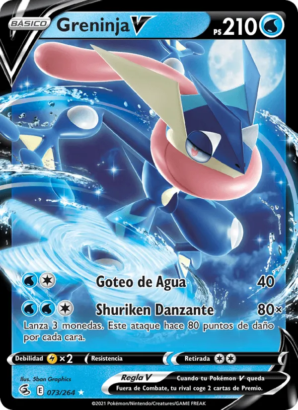 Greninja V · Golpe Fusión 73/264