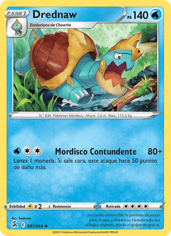 Drednaw · Golpe Fusión 81/264
