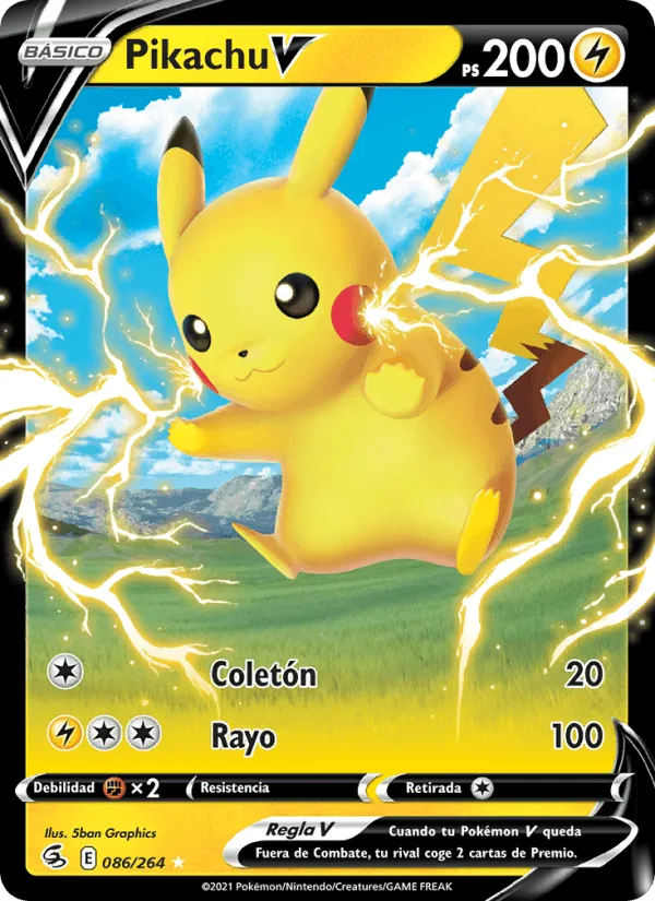 Pikachu V · Golpe Fusión 86/264