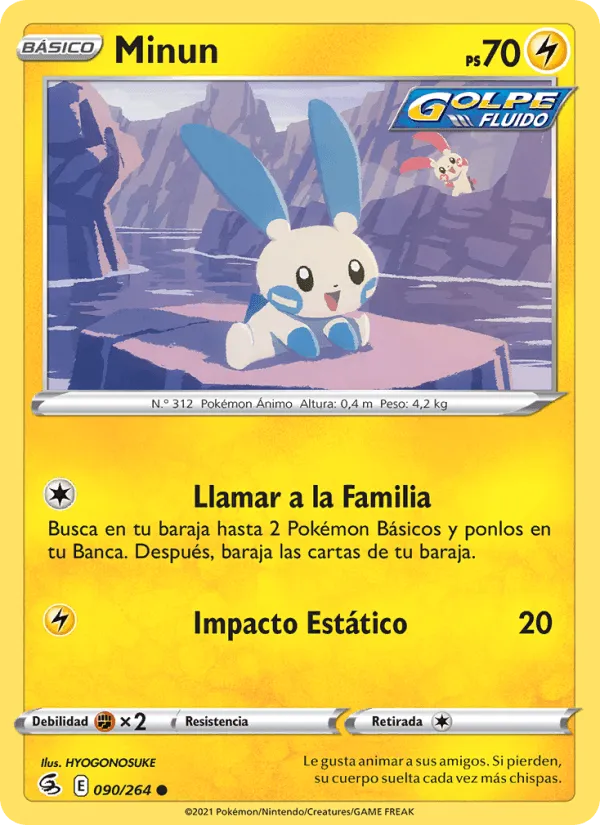 Minun · Golpe Fusión 90/264