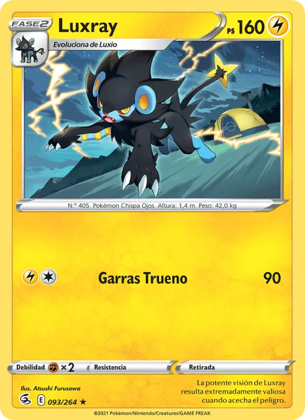 Luxray · Golpe Fusión 93/264