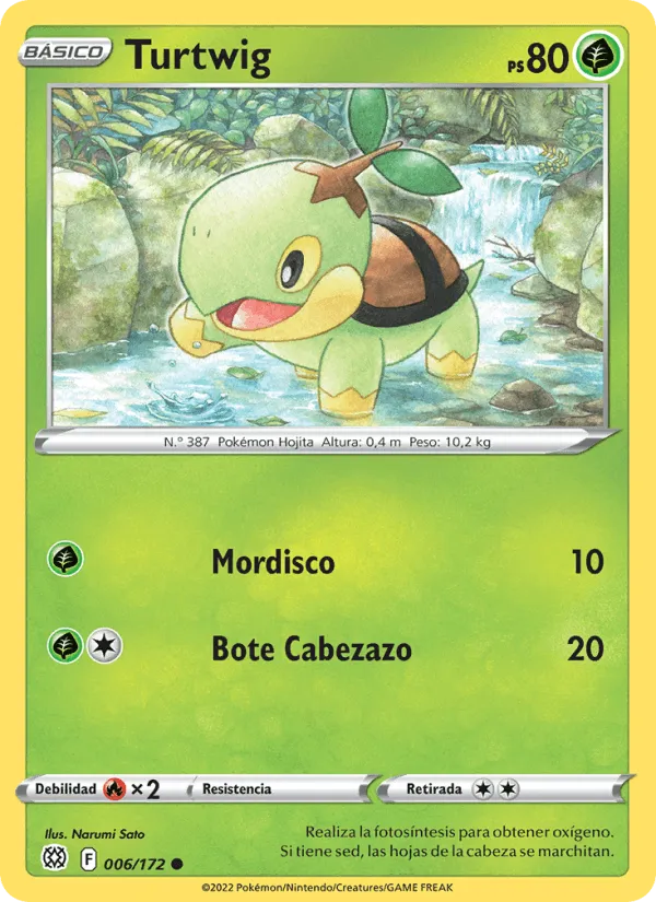 Turtwig · Astros Brillantes 006/172