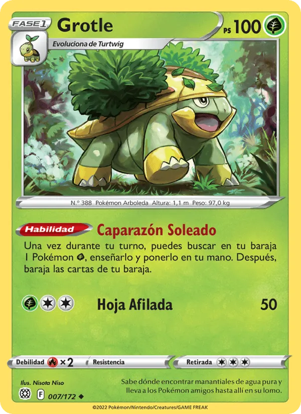 Grotle · Astros Brillantes 007/172