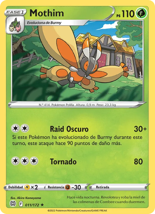 Mothim · Astros Brillantes 011/172