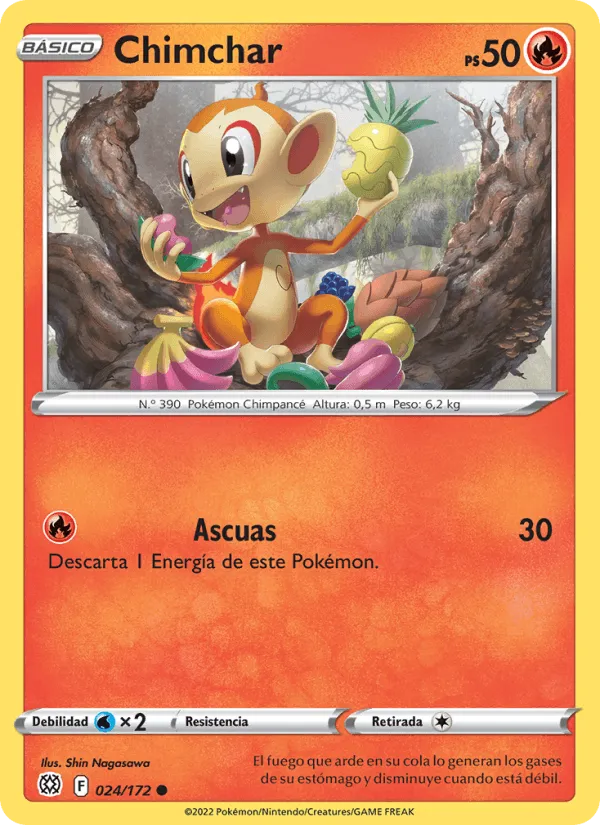 Chimchar · Astros Brillantes 024/172