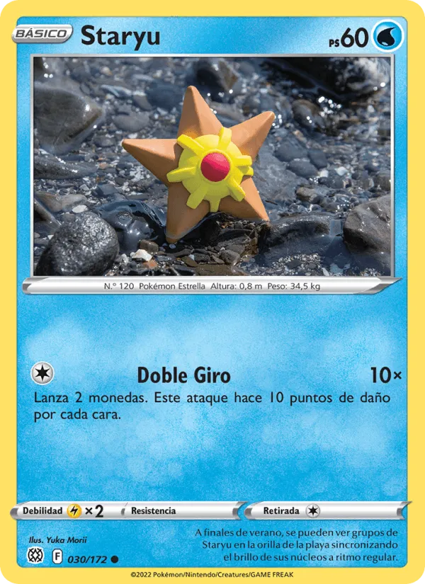Staryu · Astros Brillantes 030/172