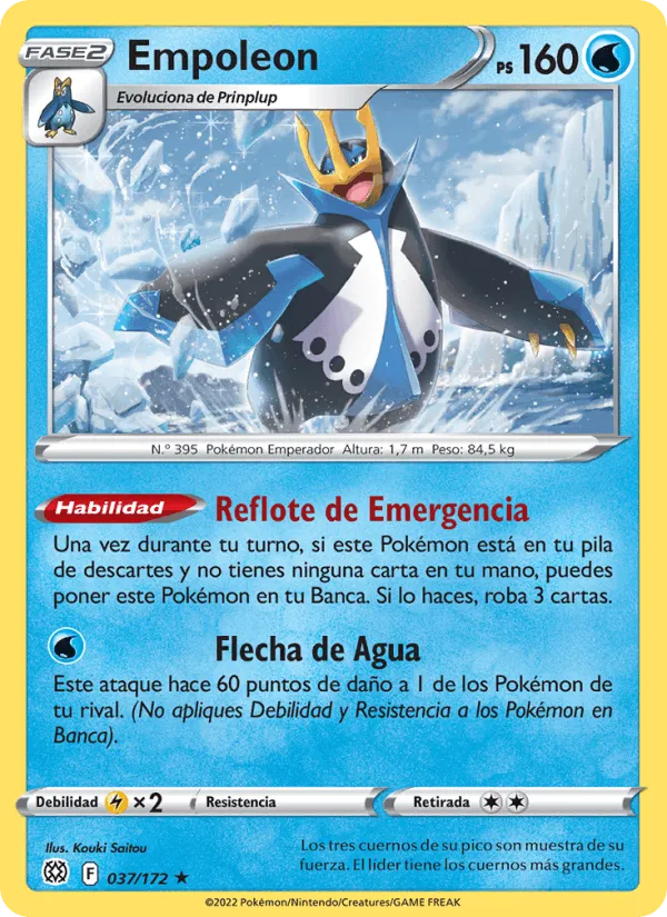 Empoleon · Astros Brillantes 037/172