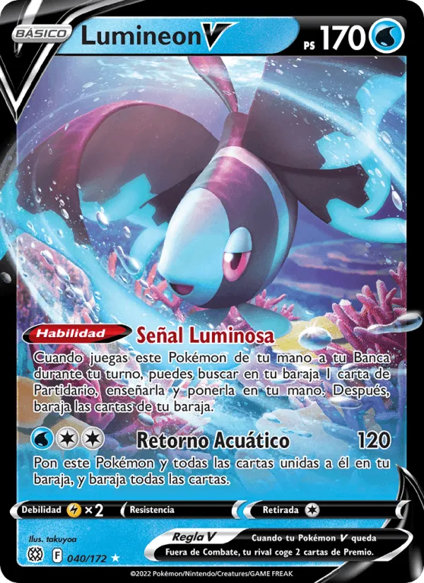 Lumineon V · Astros Brillantes 040/172
