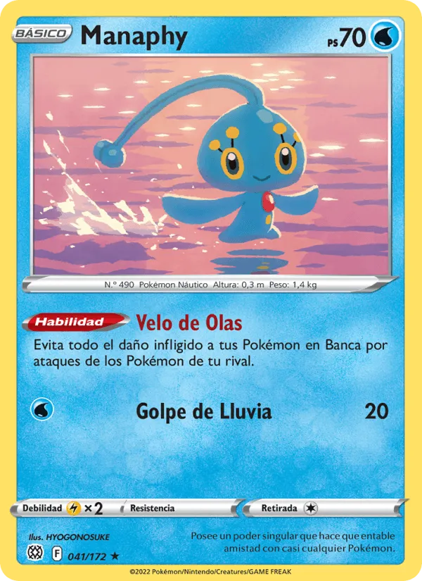 Manaphy · Astros Brillantes 041/172