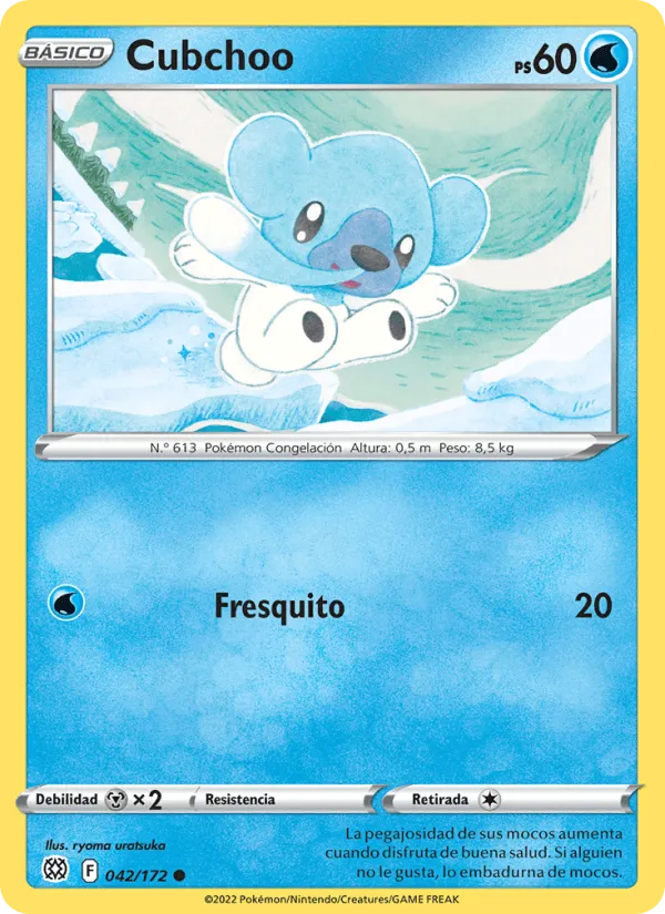 Cubchoo · Astros Brillantes 042/172