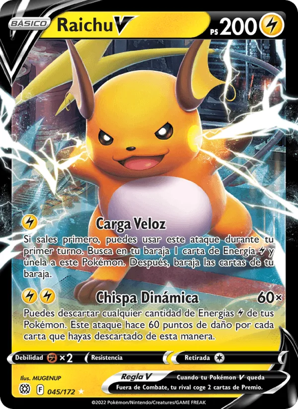 Raichu V · Astros Brillantes 045/172
