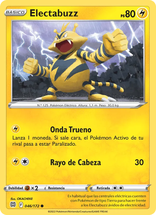 Electabuzz · Astros Brillantes 046/172