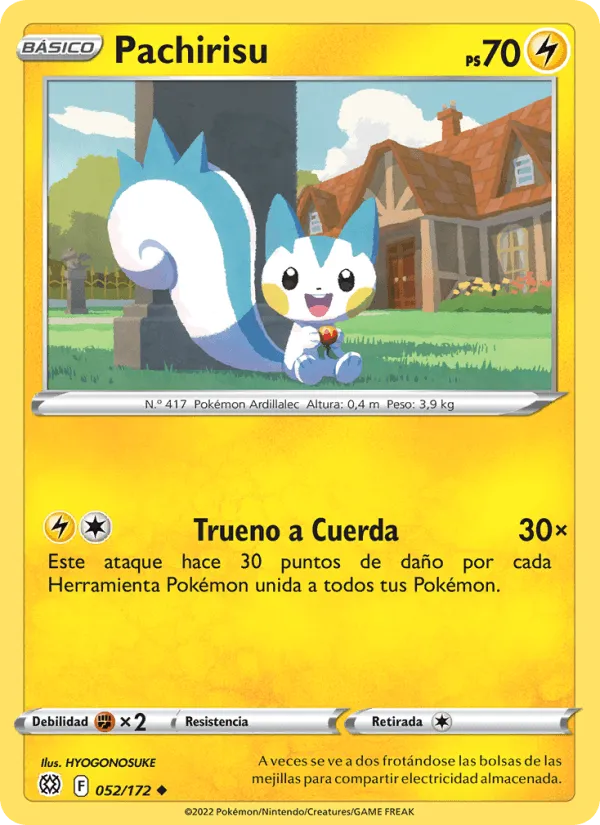 Pachirisu · Astros Brillantes 052/172