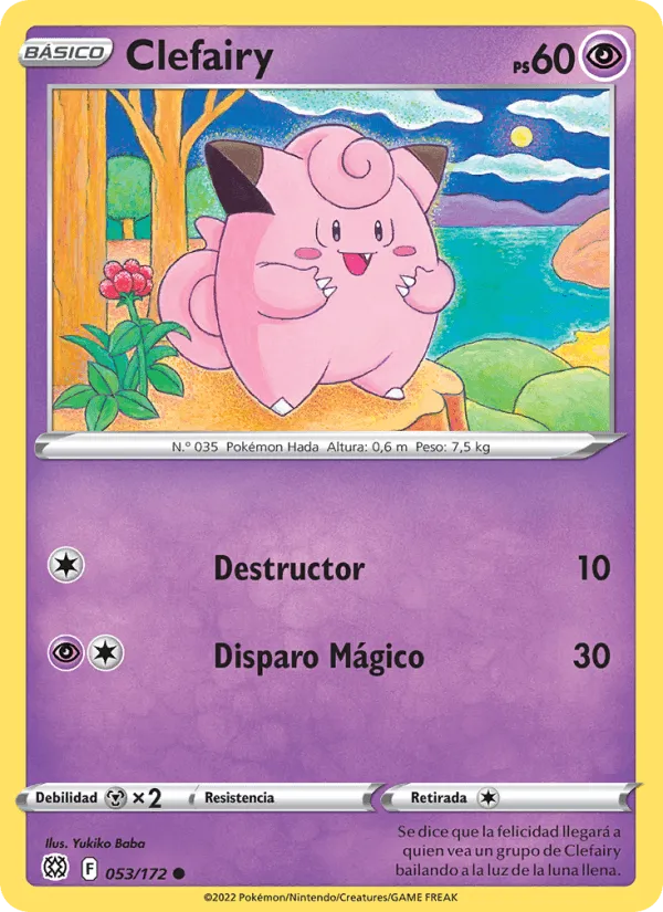 Clefairy · Astros Brillantes 053/172
