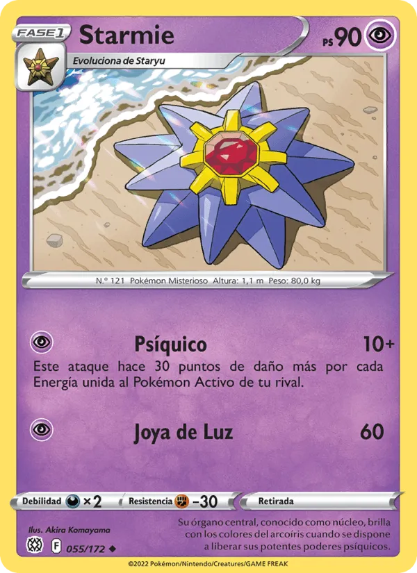 Starmie · Astros Brillantes 055/172