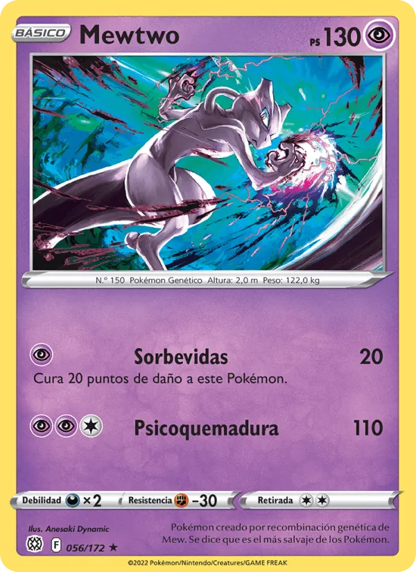 Mewtwo · Astros Brillantes 056/172