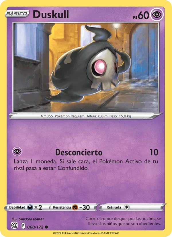 Duskull · Astros Brillantes 060/172