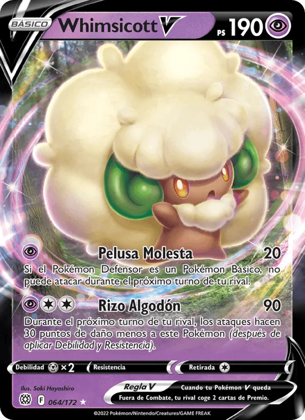 Whimsicott V · Astros Brillantes 064/172