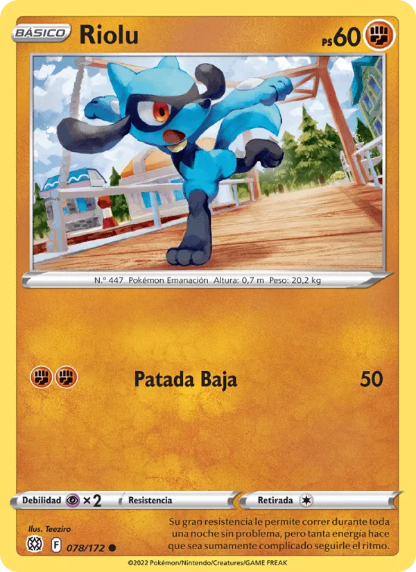 Riolu · Astros Brillantes 078/172