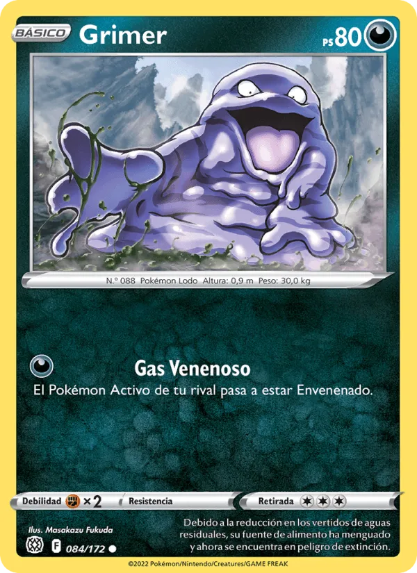 Grimer · Astros Brillantes 084/172