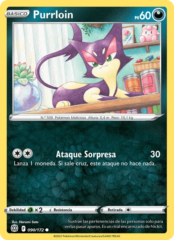 Purrloin · Astros Brillantes 090/172