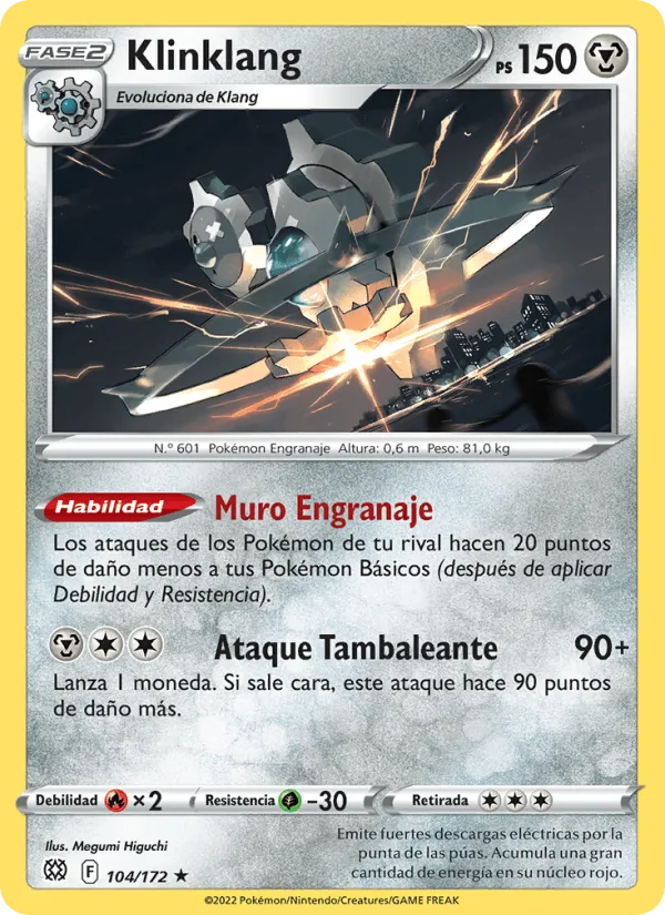 Klinklang · Astros Brillantes 104/172